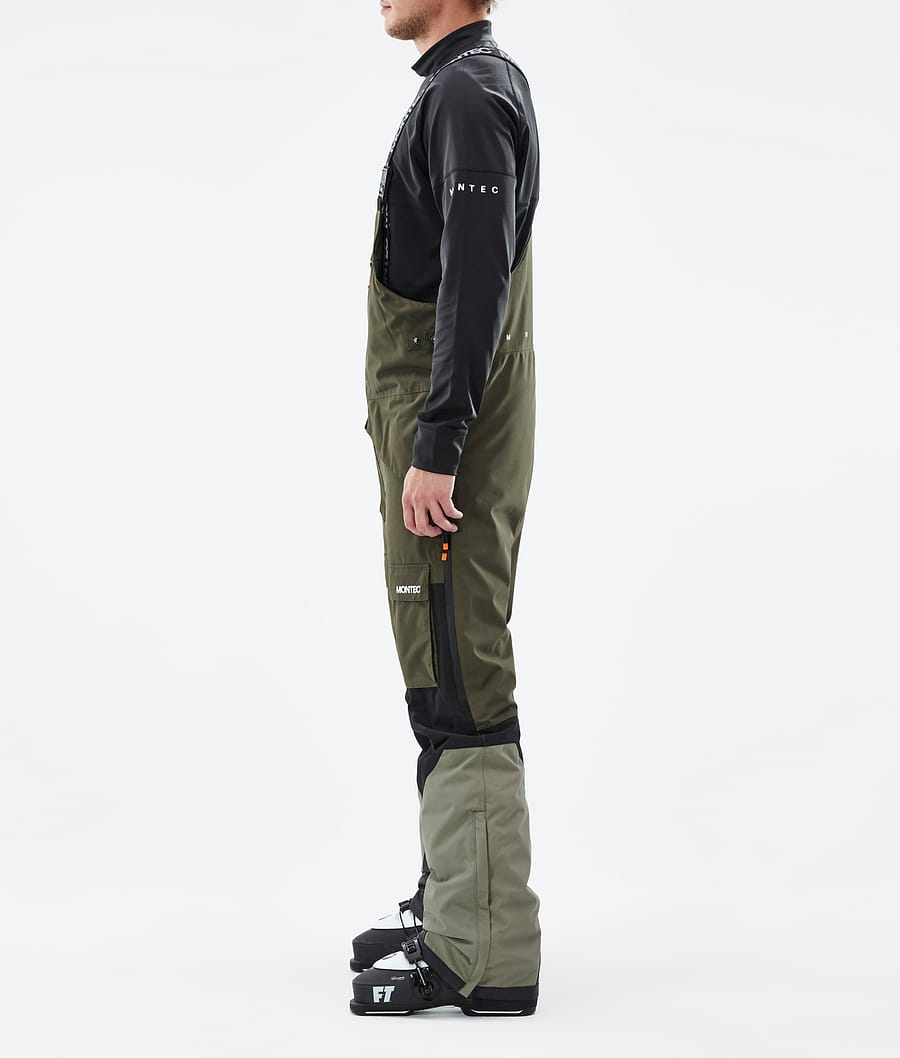 Fawk Pantalon de Ski Homme Olive Green/Black/Greenish