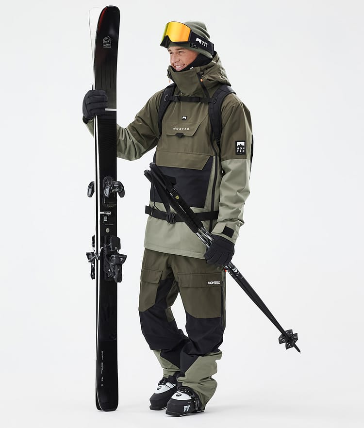 Fawk Ski Pants Men Olive Green/Black/Greenish, Image 2 of 7