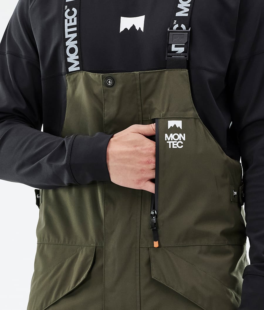 Fawk Ski Pants Men Olive Green/Black/Greenish