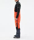 Fawk Snowboard Pants Men Orange/Black/Metal Blue