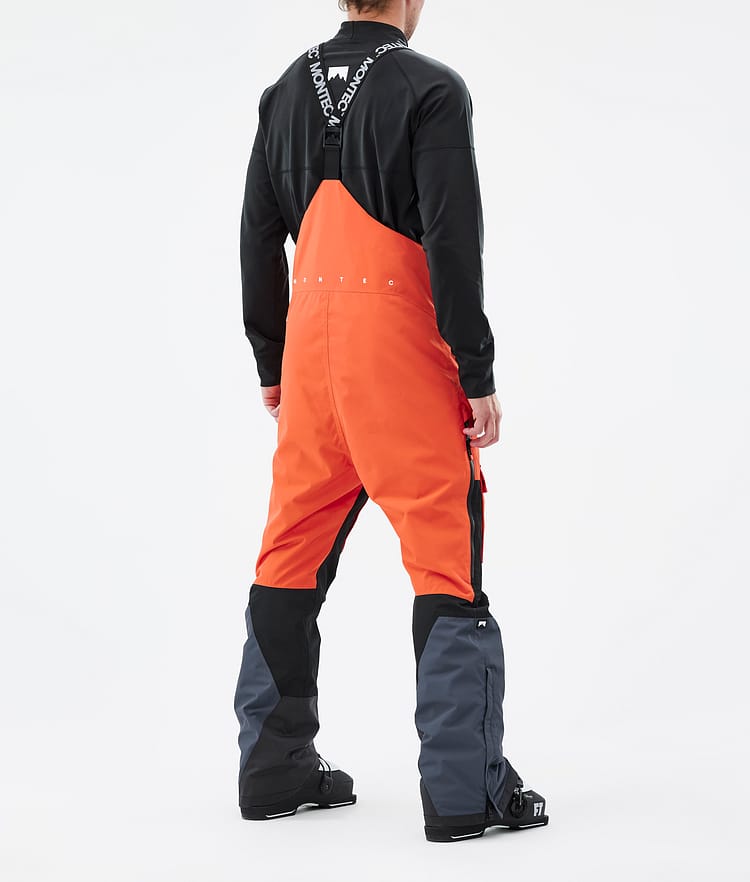 Fawk Skibroek Heren Orange/Black/Metal Blue