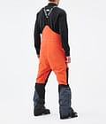 Fawk Ski Pants Men Orange/Black/Metal Blue