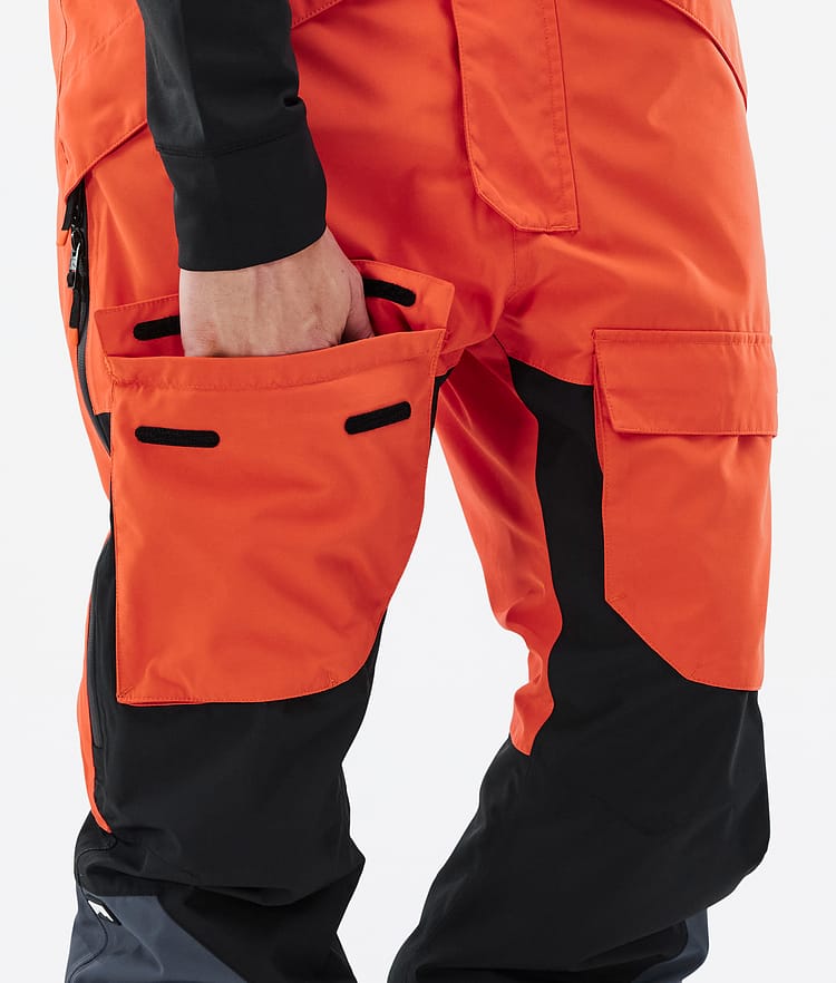 Montec Fawk Ski Pants Men Orange/Black/Metal Blue