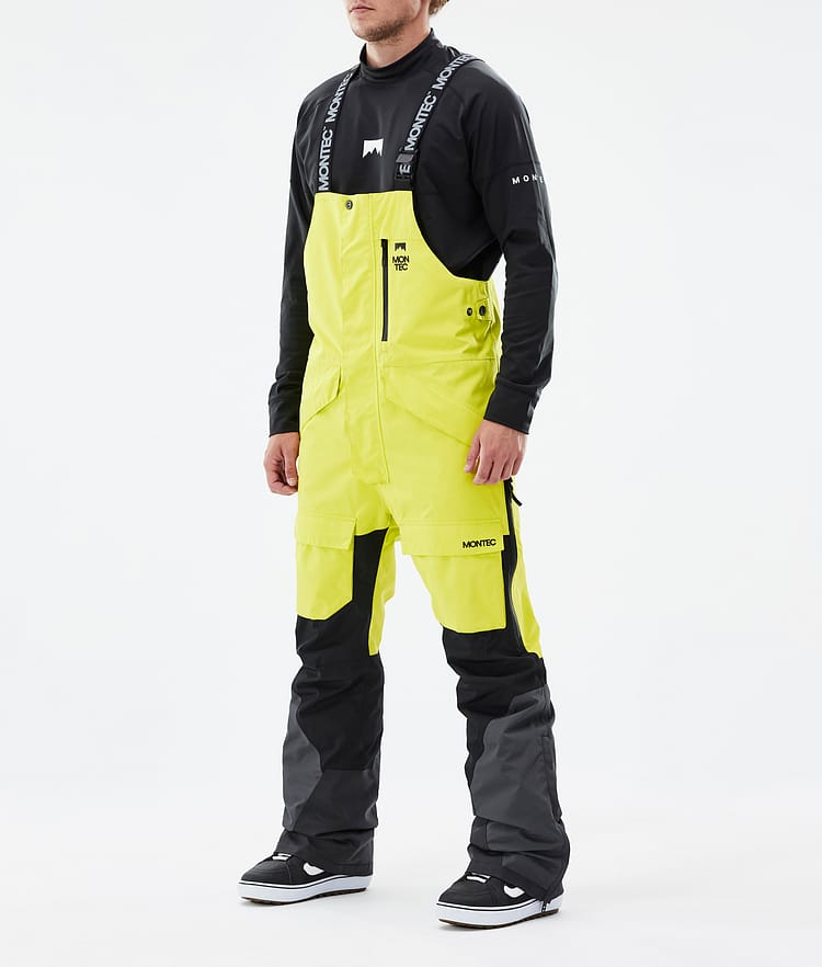 Fawk Snowboard Bukser Herre Bright Yellow/Black/Phantom Renewed, Billede 1 af 6