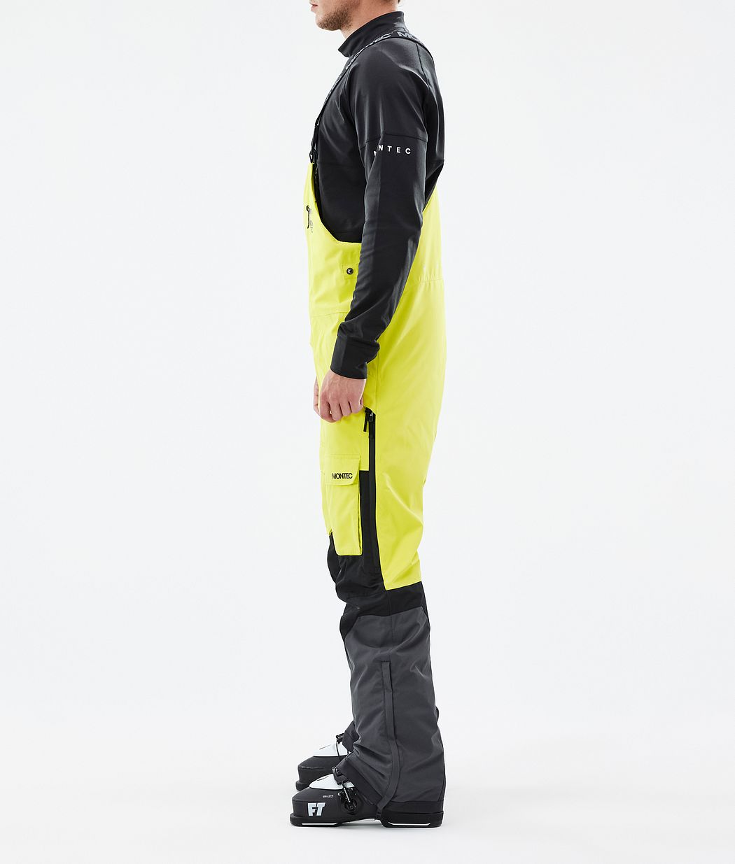 Fawk Ski Pants Men Bright Yellow/Black/Phantom