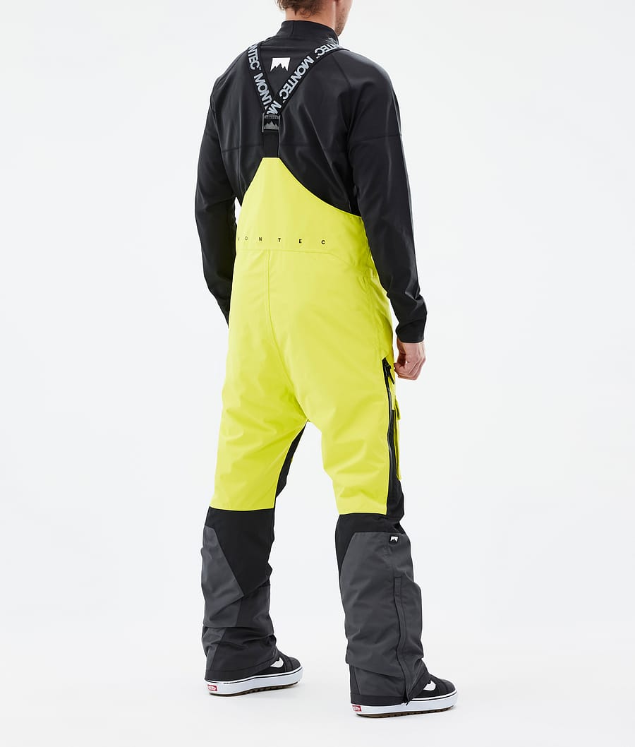 Fawk Snowboard Pants Men Bright Yellow/Black/Phantom