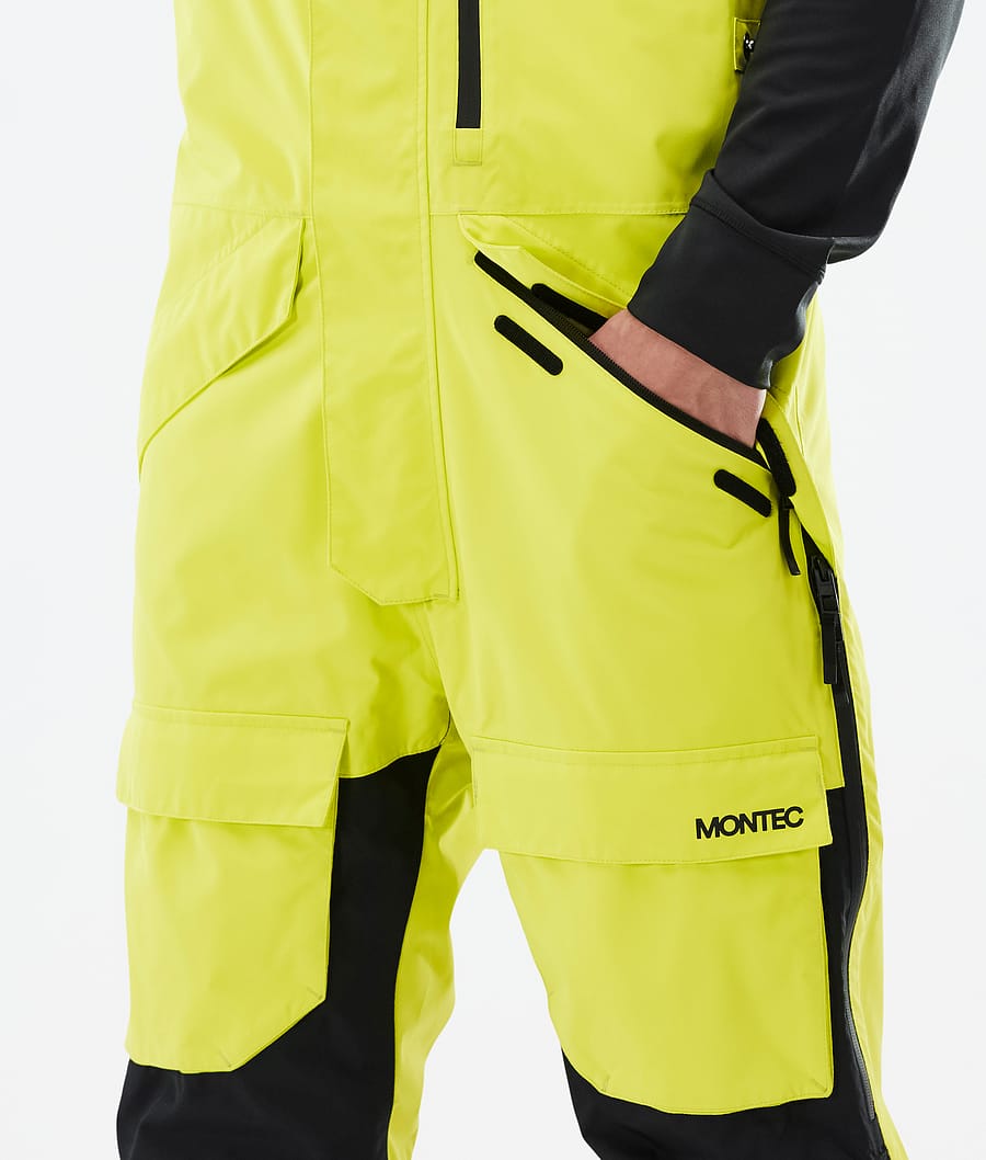 Fawk Snowboard Pants Men Bright Yellow/Black/Phantom