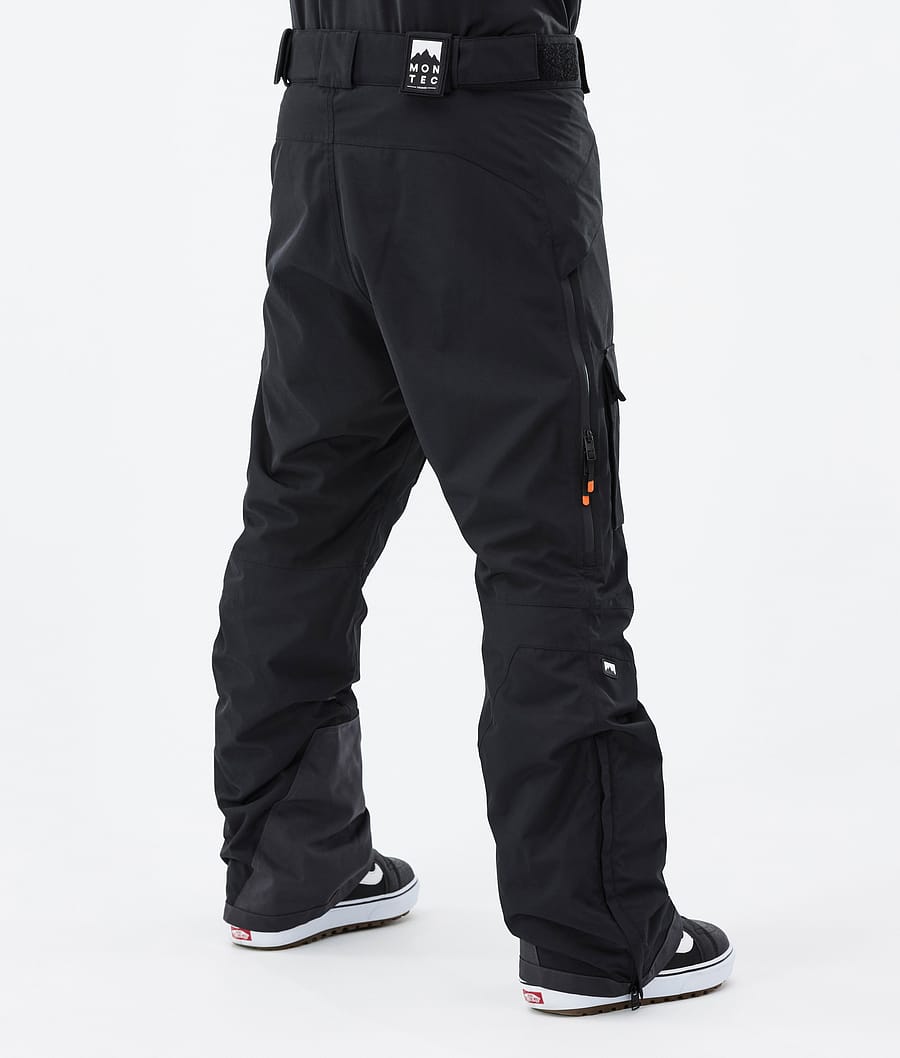 Kirin Pantalon de Snowboard Homme Black