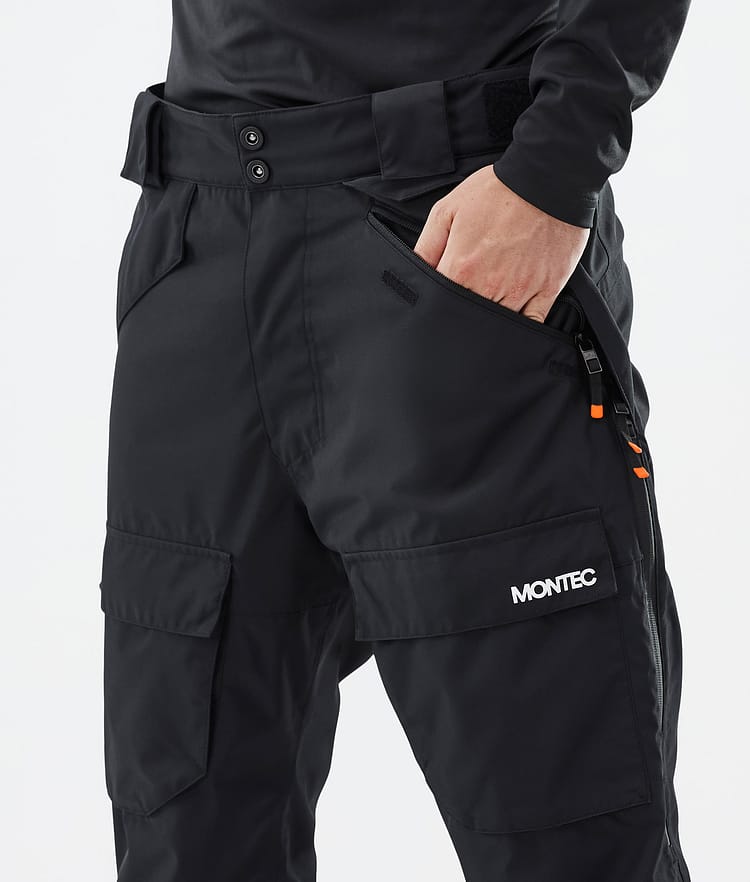 Kirin Pantalon de Ski Homme Black, Image 5 sur 6