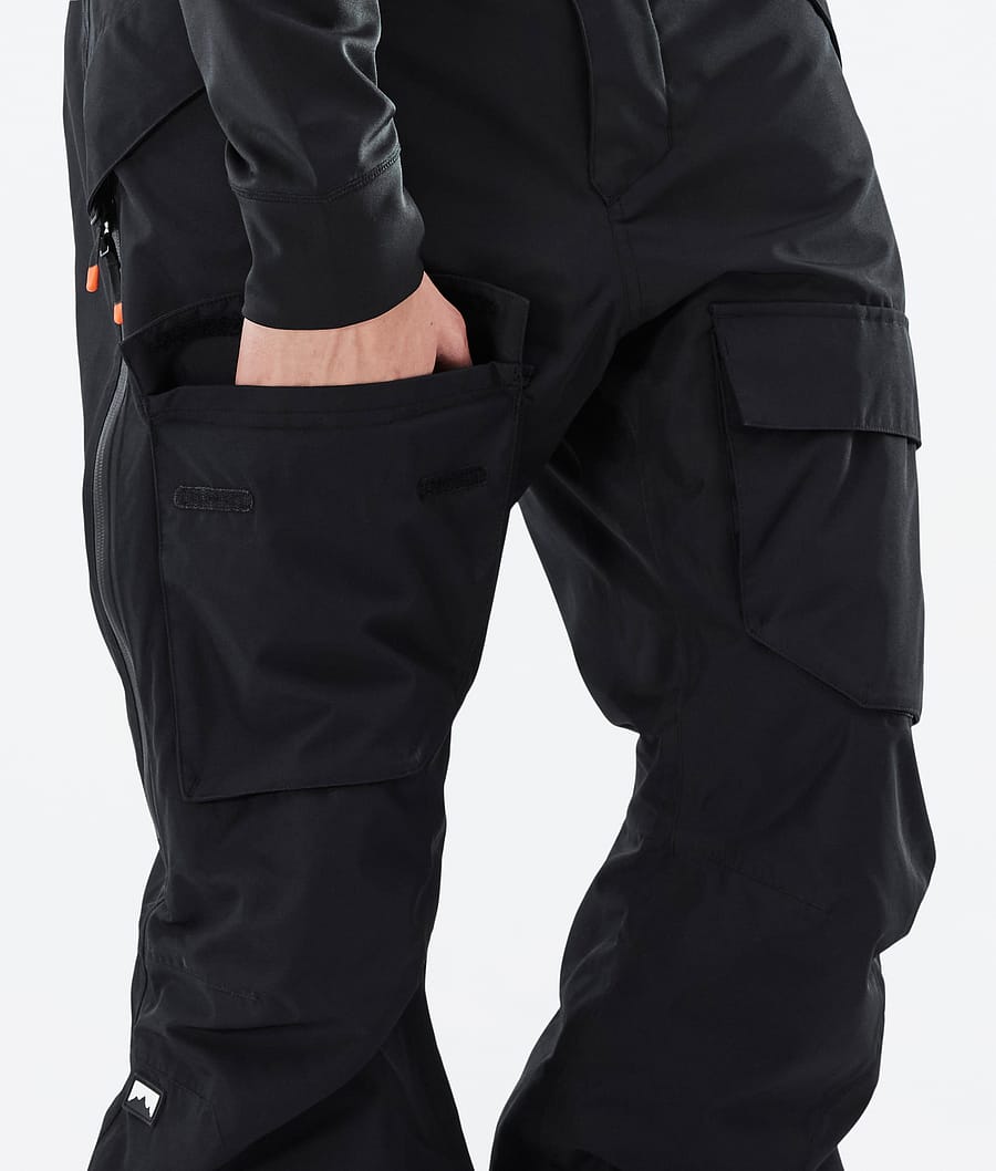 Kirin Pantalon de Snowboard Homme Black
