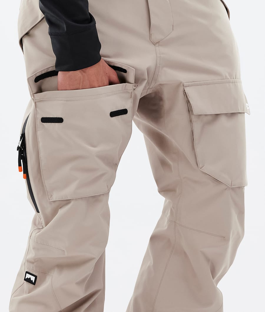 Kirin Pantalon de Snowboard Homme Sand