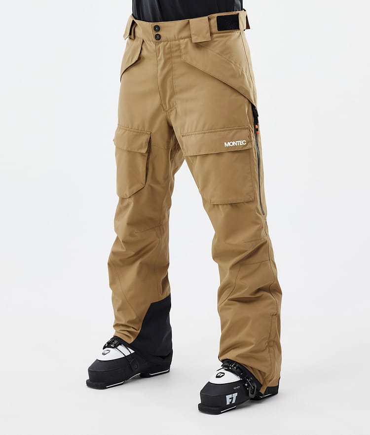 Montec Kirin Pantalones Esquí Hombre Gold - Dorado