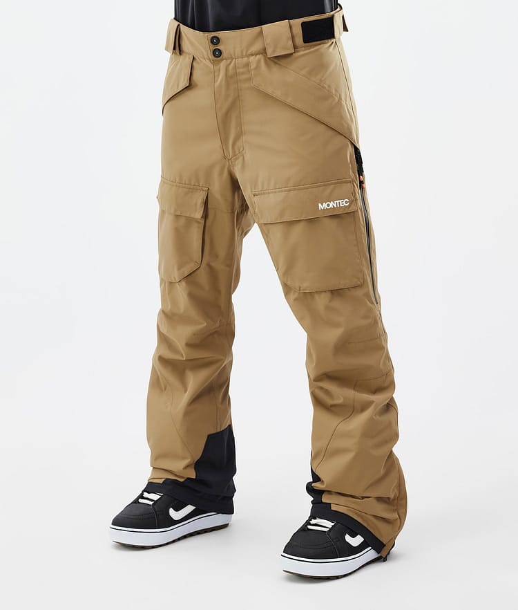 Montec Kirin Snowboard Pants Men Gold