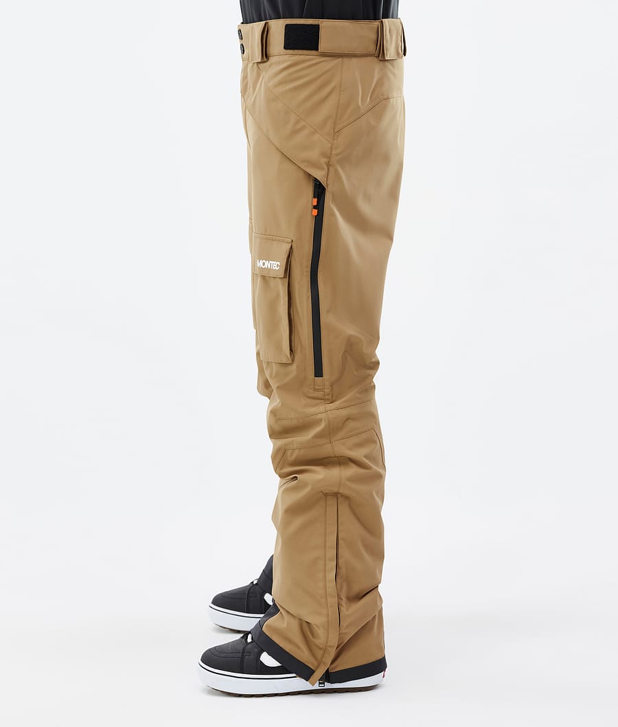 Kirin Pantalon de Snowboard Homme Gold