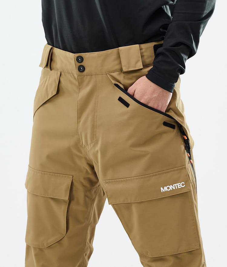 Kirin Ski Pants Men Gold, Image 4 of 5
