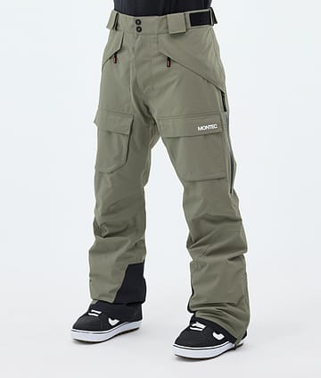 Kirin Pantalon de Snowboard Homme Greenish