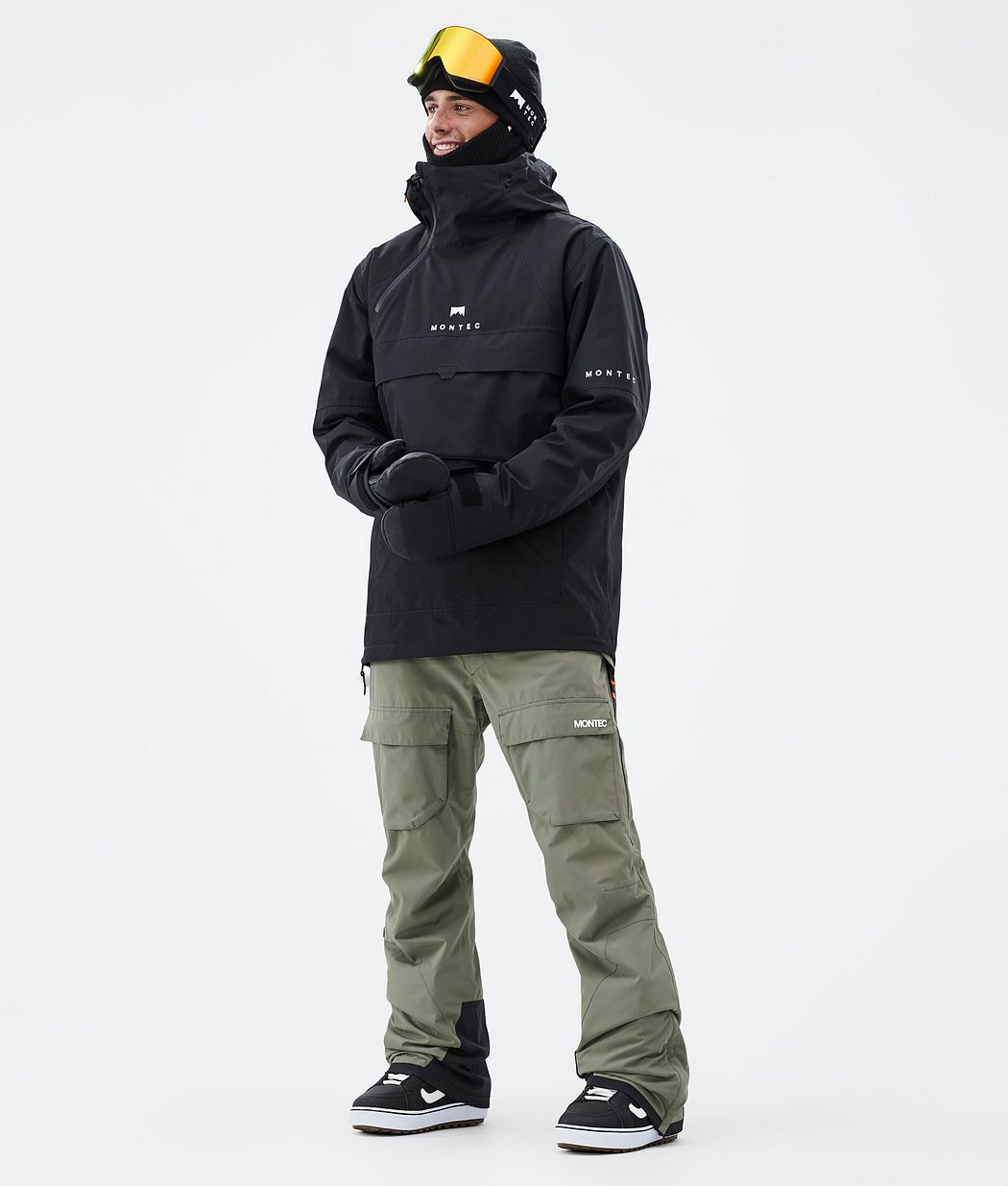 Kirin Pantalon de Snowboard Homme Greenish