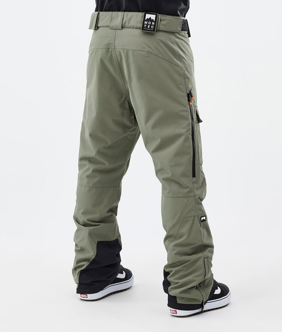Kirin Pantalon de Snowboard Homme Greenish