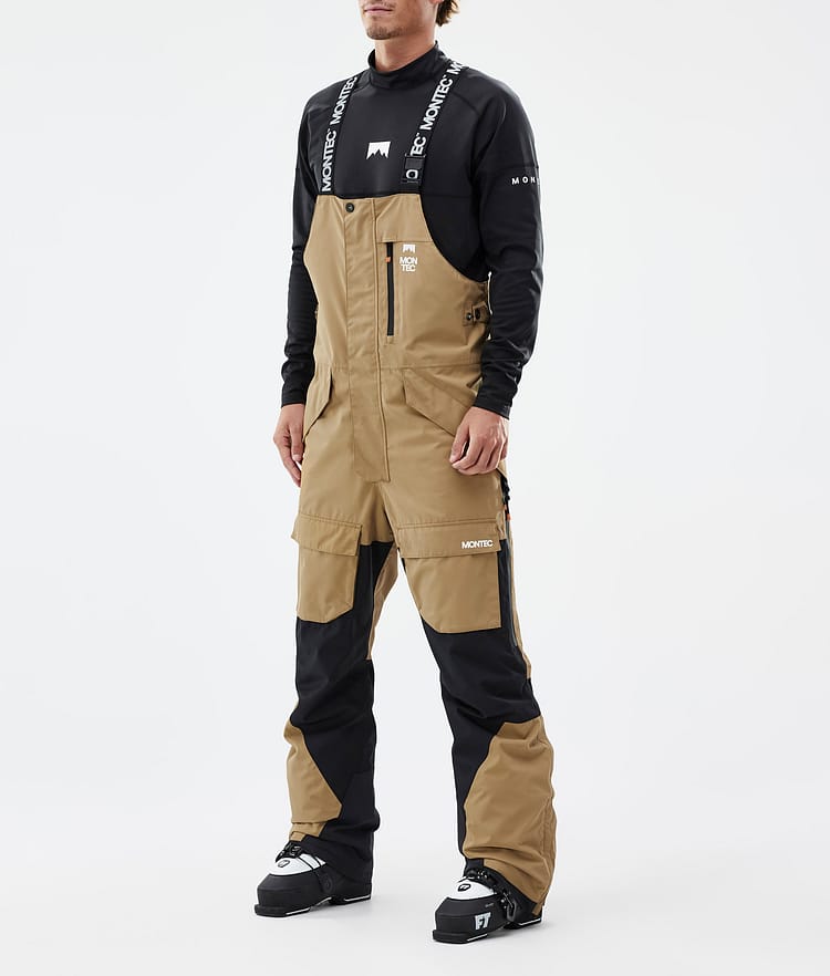 Fawk Spodnie Narciarskie Mężczyźni Gold/Black, Zdjęcie 1 z 7