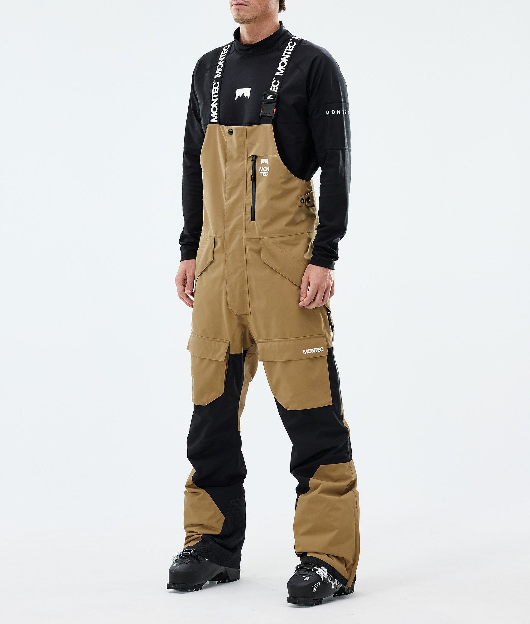 Montec Fawk スキーパンツ メンズ Gold/Black - ゴールド | Montecwear.com