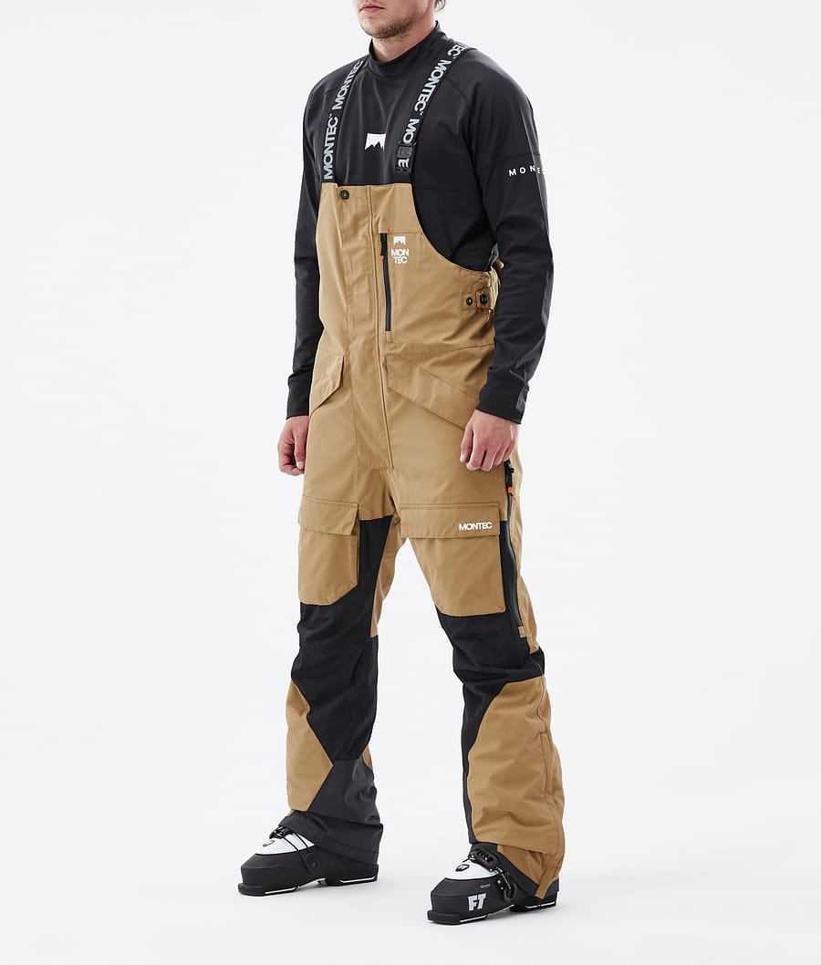 Fawk Ski Pants Men Gold/Black