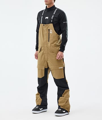 Fawk Snowboard Pants Men Gold/Black