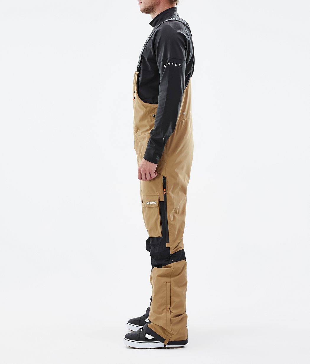Fawk Snowboard Pants Men Gold/Black