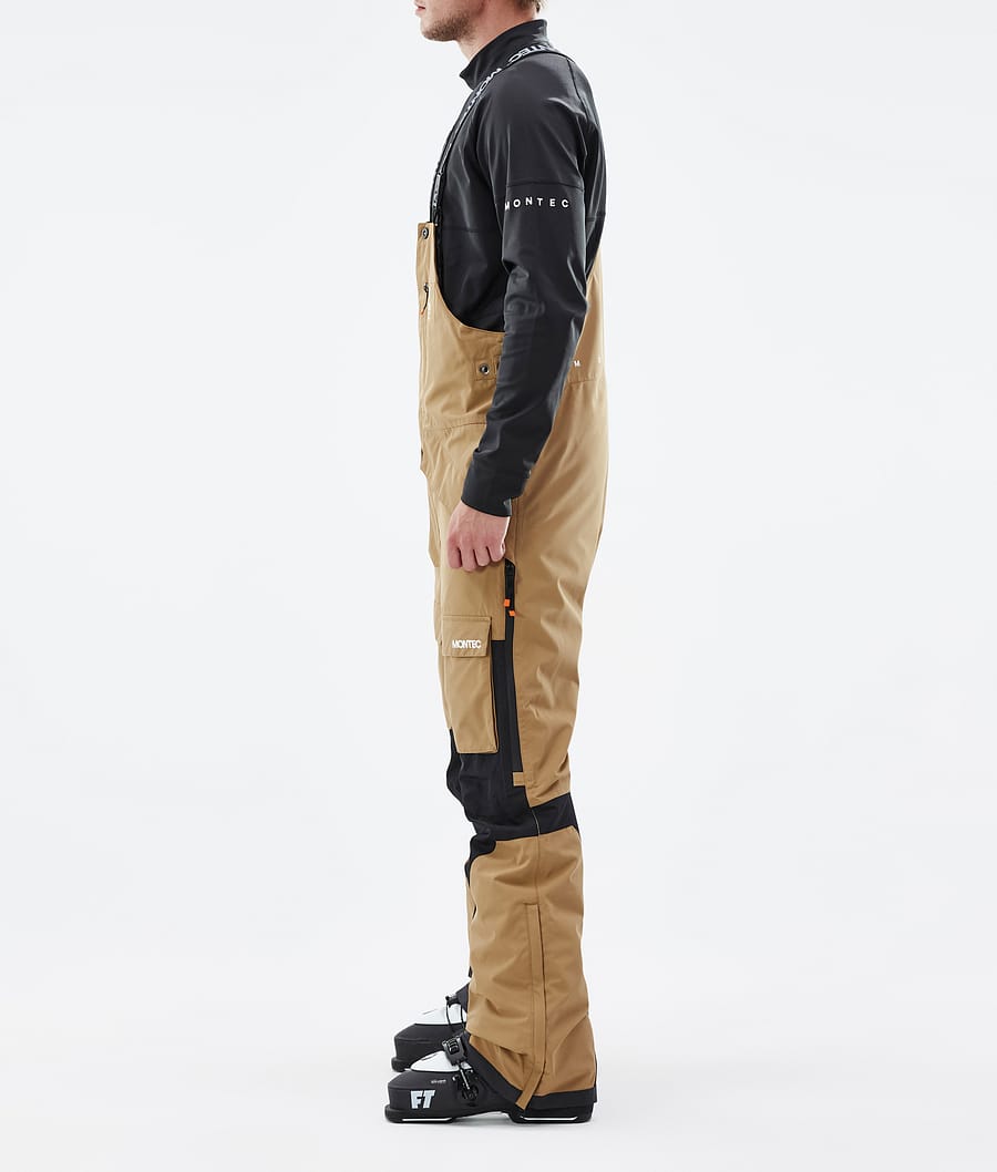 Fawk Ski Pants Men Gold/Black
