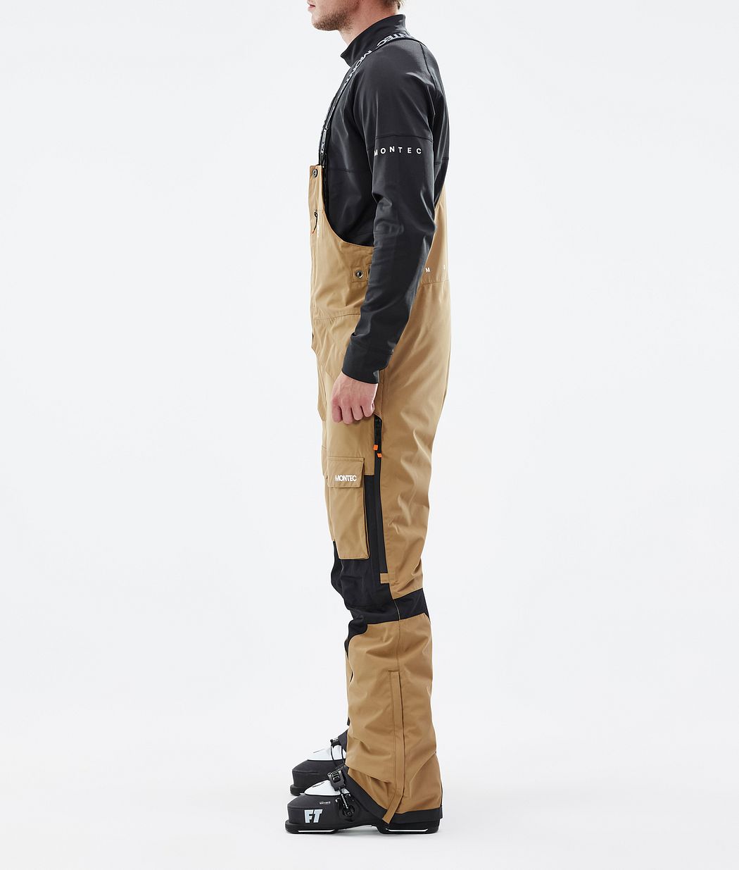 Fawk Ski Pants Men Gold/Black
