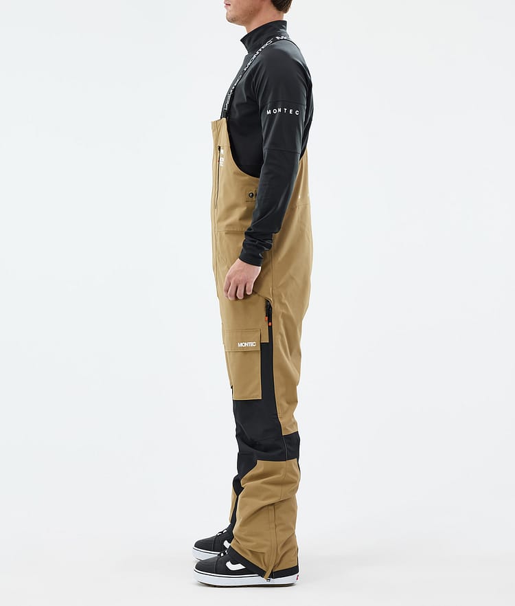 Fawk Pantalon de Snowboard Homme Gold/Black, Image 2 sur 6