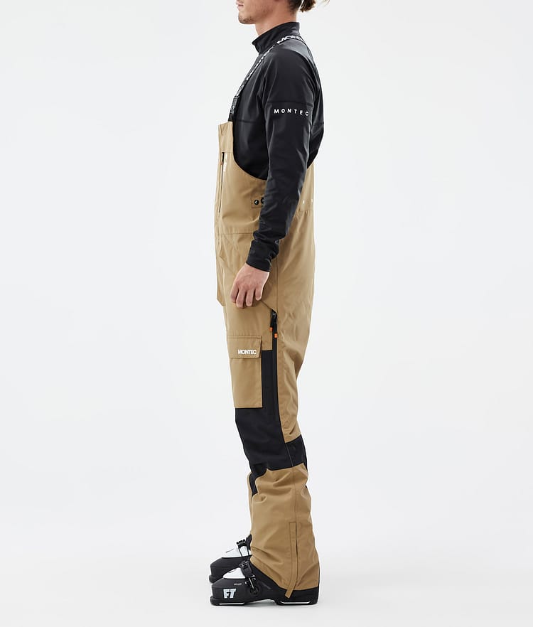 Fawk Spodnie Narciarskie Mężczyźni Gold/Black, Zdjęcie 3 z 7