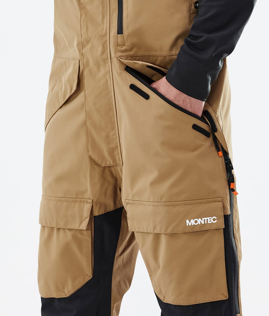 Fawk Ski Pants Men Gold/Black