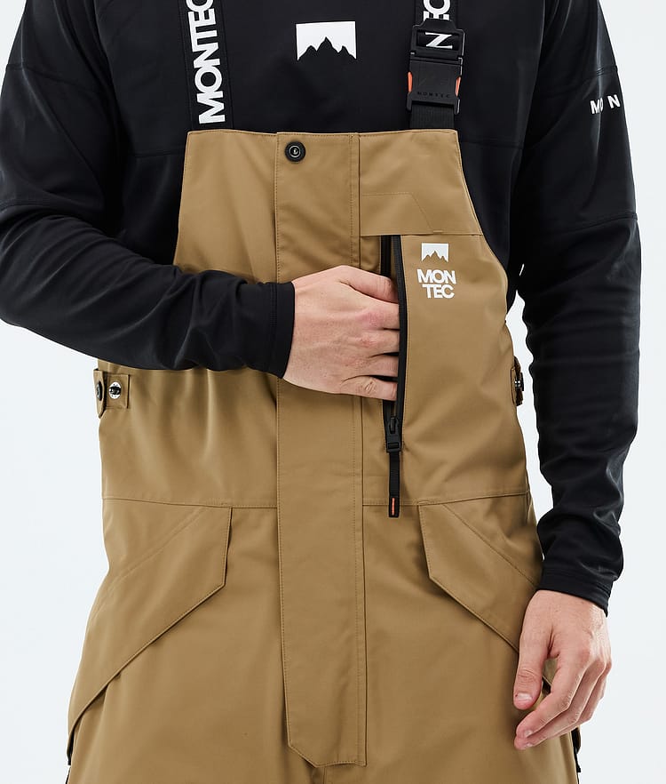 Fawk Ski Pants Men Gold/Black, Image 6 of 7