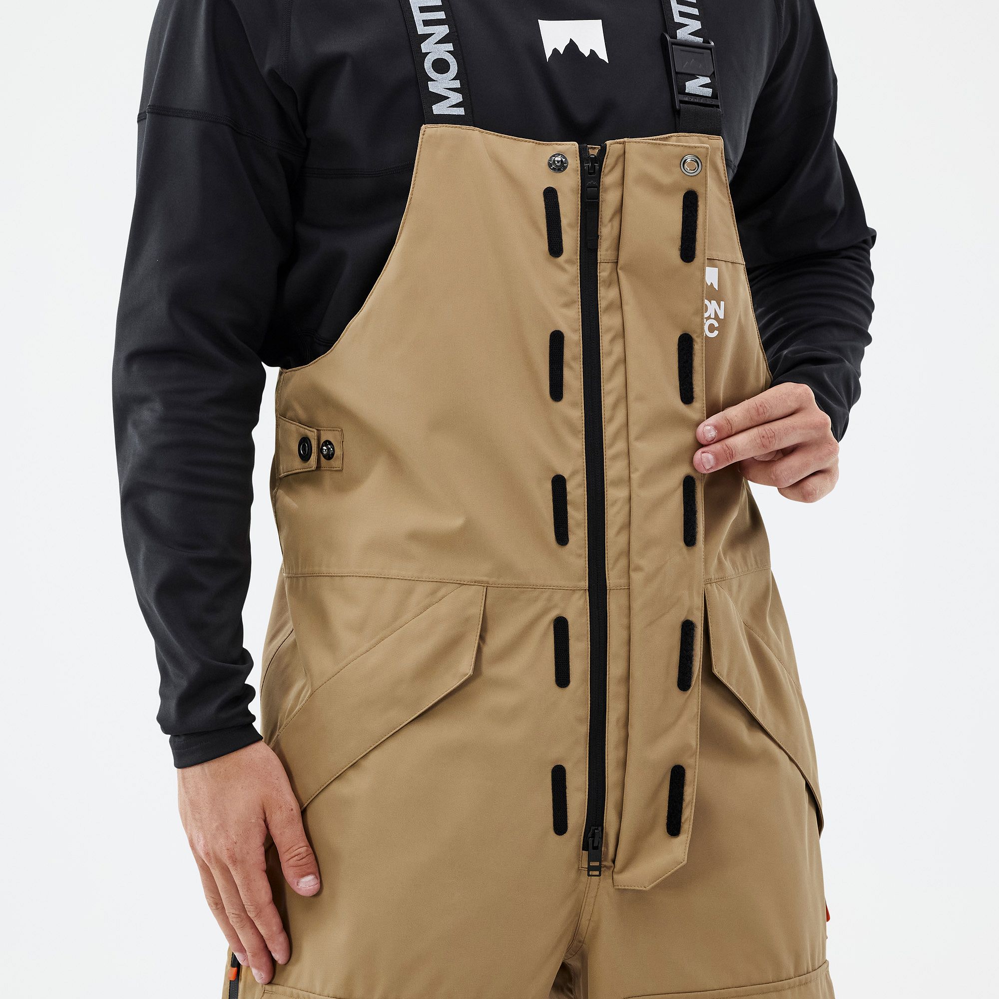 Montec Fawk Ski Pants Men Gold/Black | Montecwear.com