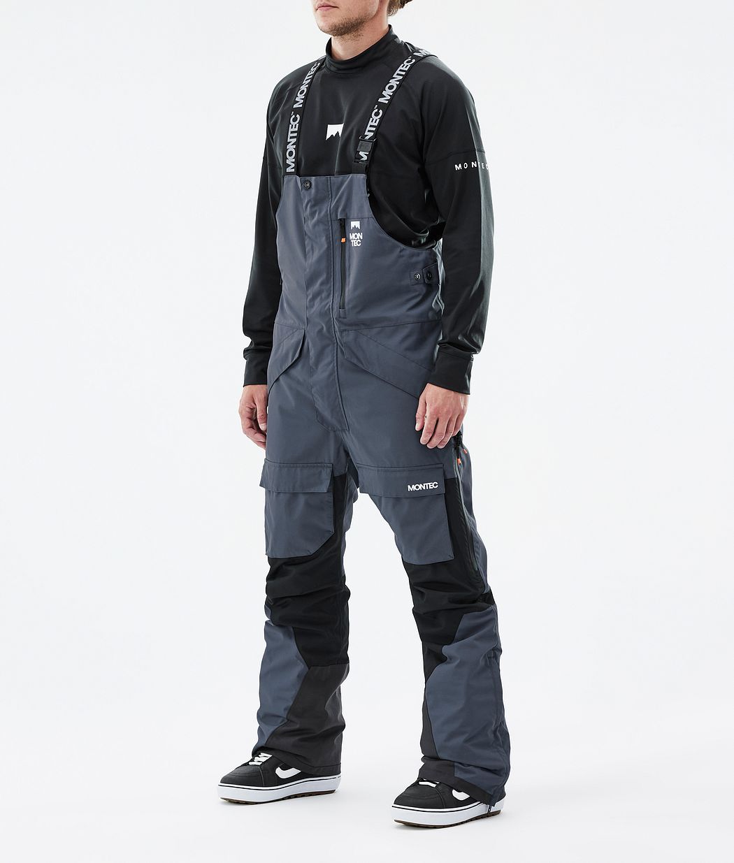 Fawk Snowboard Pants Men Metal Blue/Black