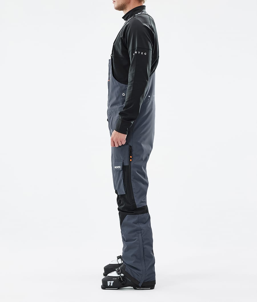 Fawk Ski Pants Men Metal Blue/Black