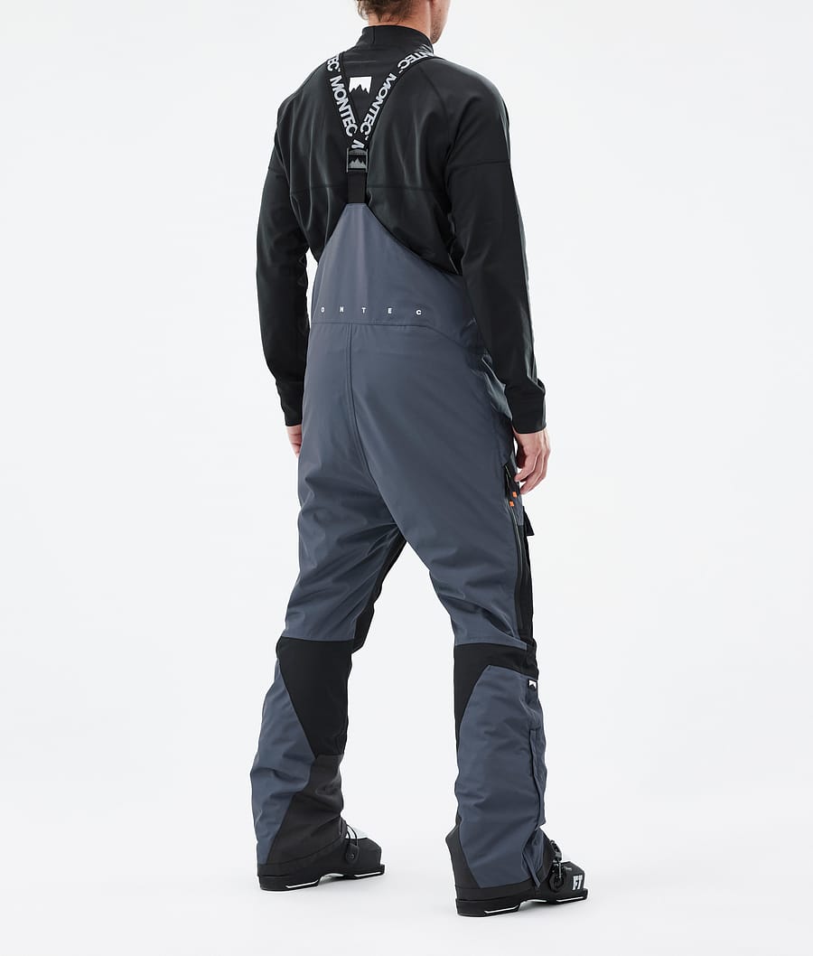 Fawk Ski Pants Men Metal Blue/Black
