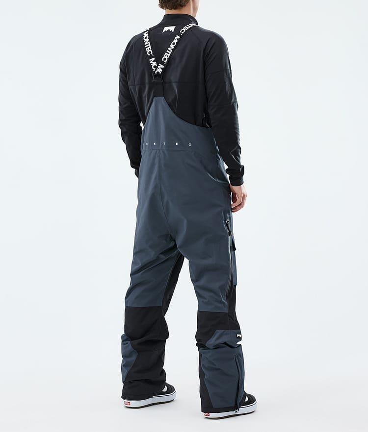 Fawk Snowboard Pants Men Metal Blue/Black Renewed, Image 4 of 7