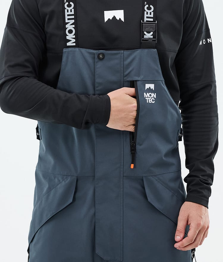 Fawk Ski Pants Men Metal Blue/Black, Image 5 of 6