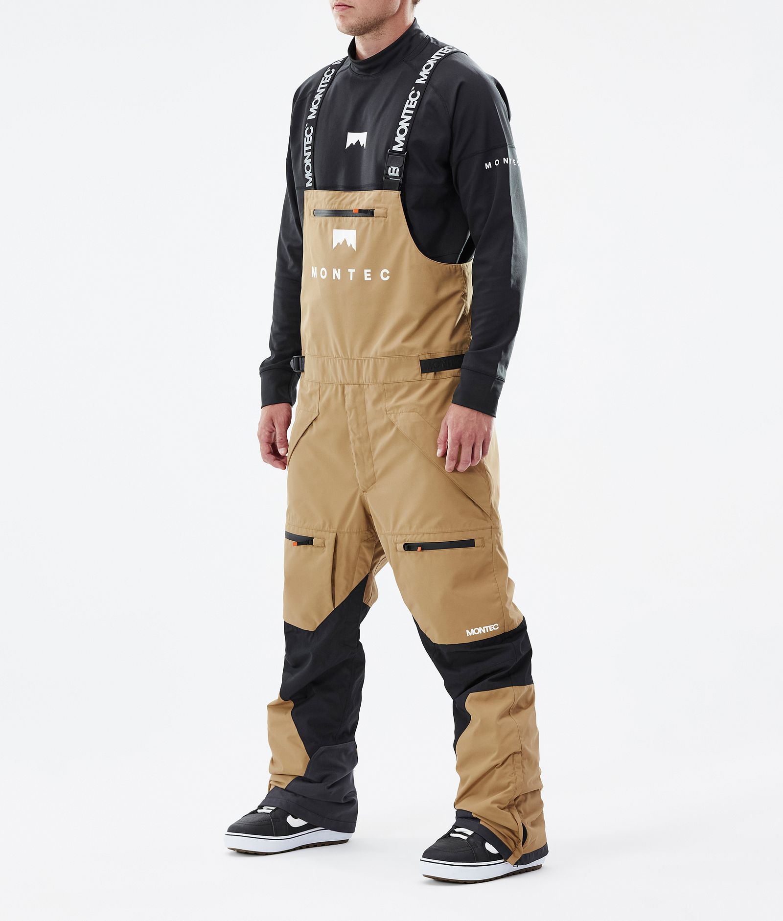 Montec Arch Pantalones Snowboard Hombre Gold/Black - Dorado