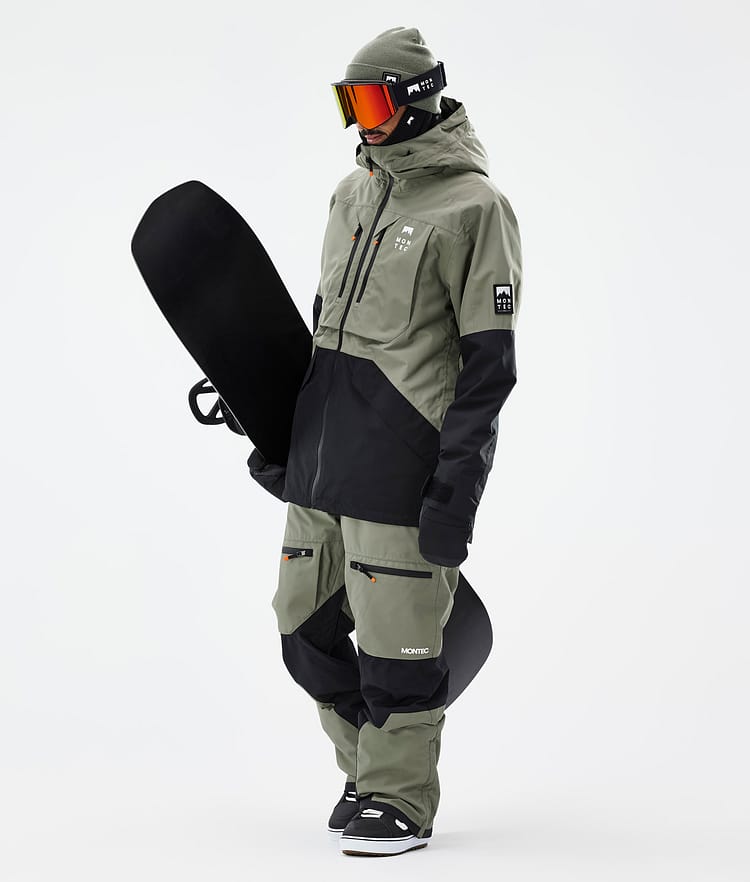 Arch Snowboard Pants Men Greenish/Black, Image 2 of 7