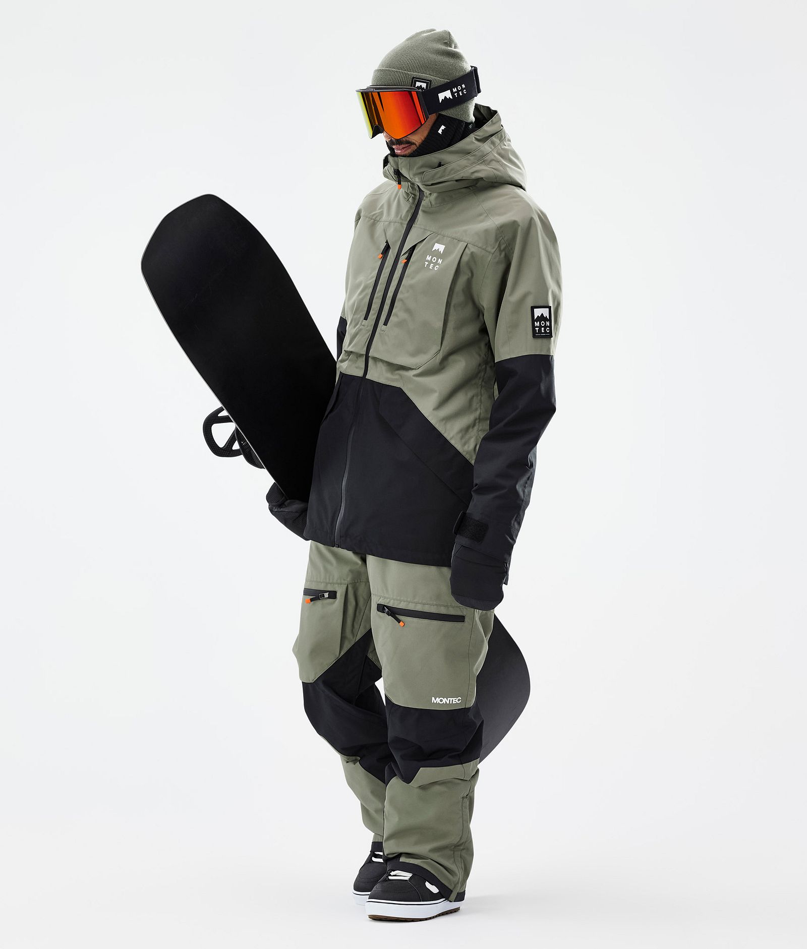 Arch Snowboard Pants Men Greenish/Black, Image 2 of 7