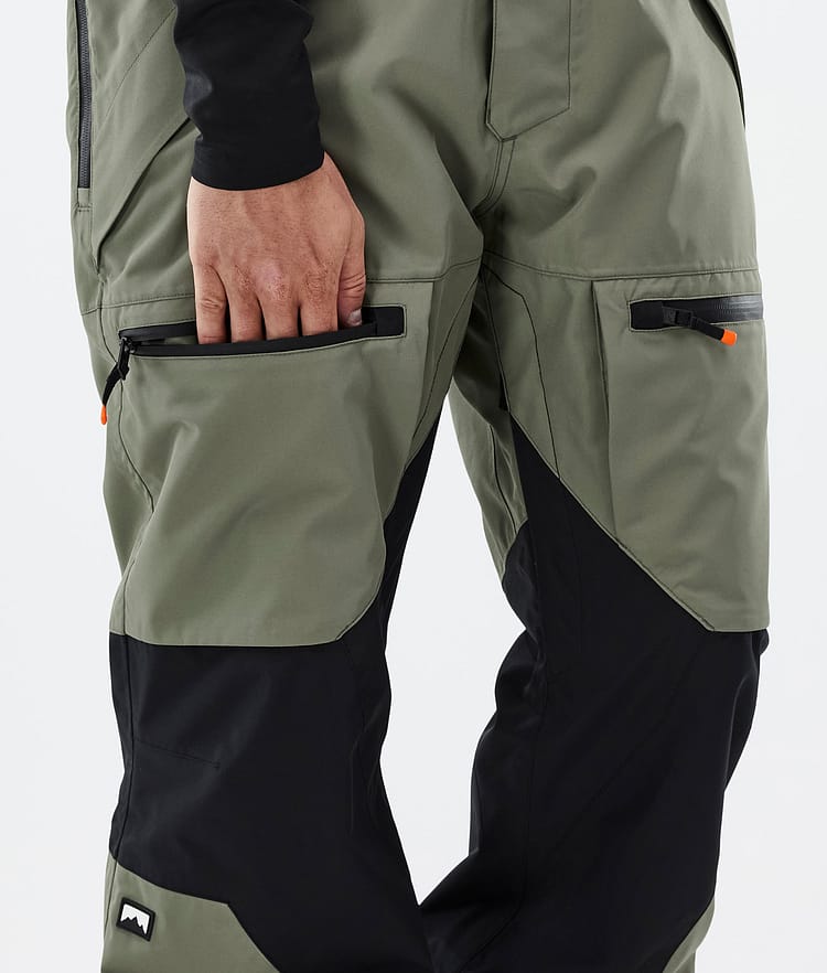 Arch Snowboard Pants Men Greenish/Black