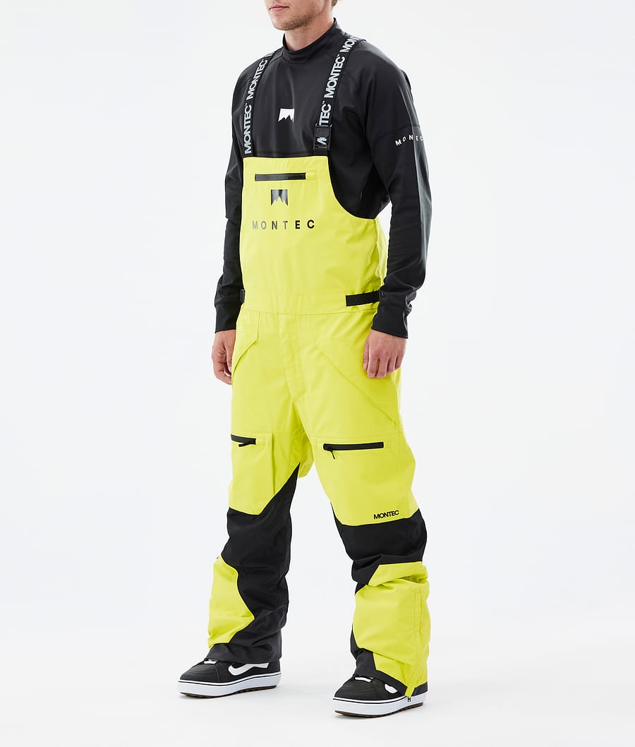 Arch Snowboard Pants Men Bright Yellow/Black