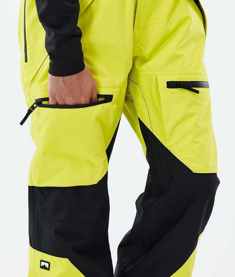 Montec Arch Pantalon de Ski Homme Bright Yellow/Black - Jaune