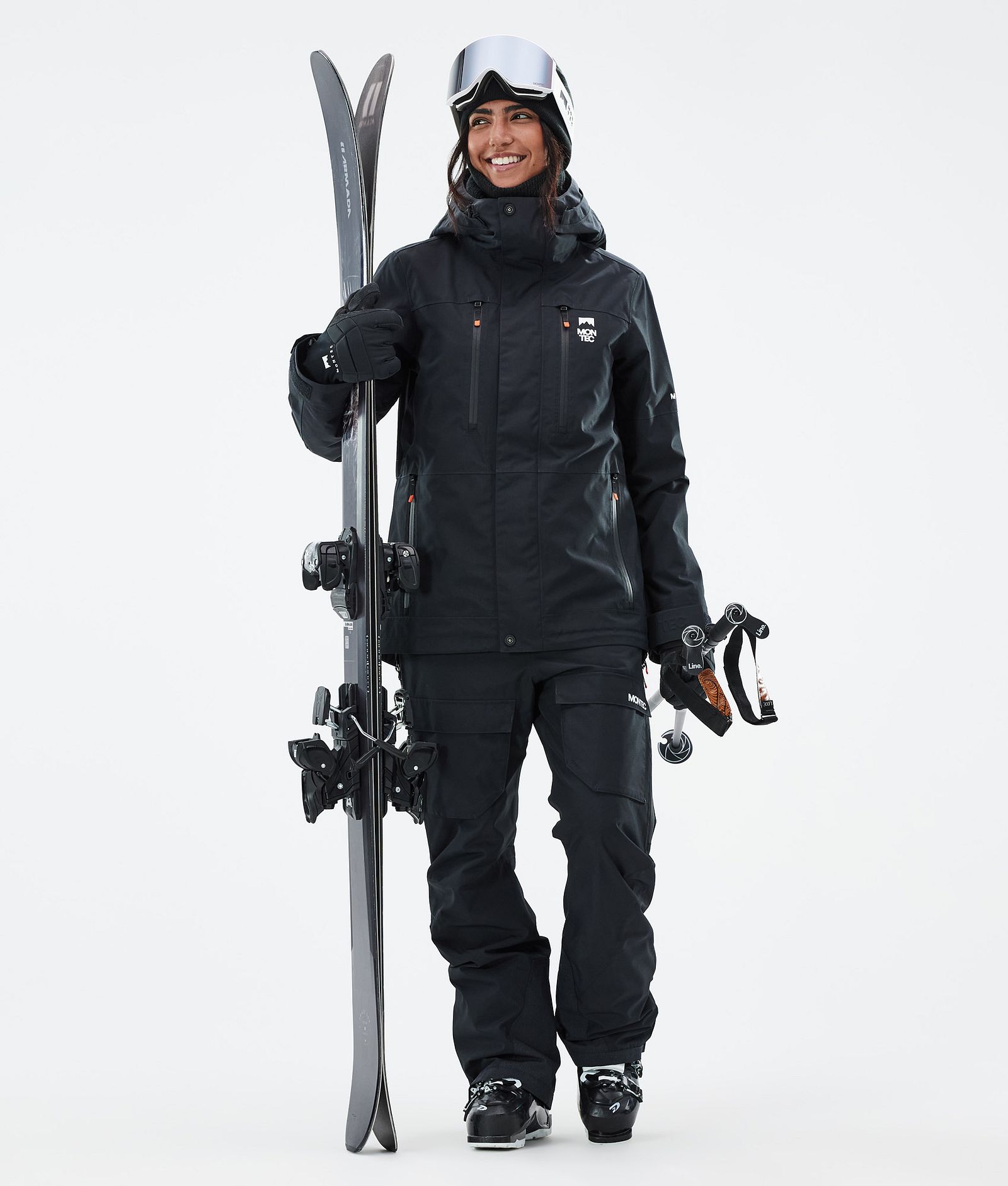 Fawk W Skijacke Damen Black, Bild 2 von 9