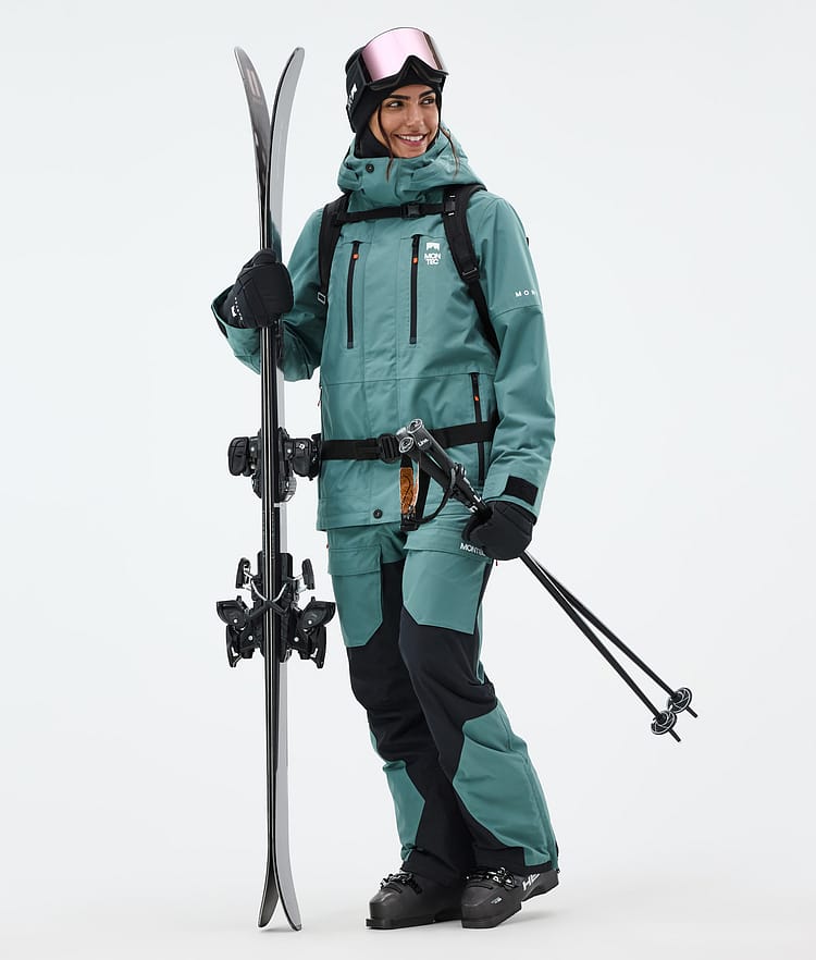 Fawk W Ski Jacket Women Atlantic, Image 3 of 10