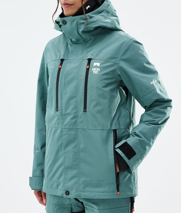Fawk W Ski Jacket Women Atlantic, Image 8 of 10