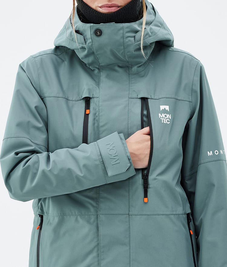 Fawk W Ski Jacket Women Atlantic, Image 9 of 10