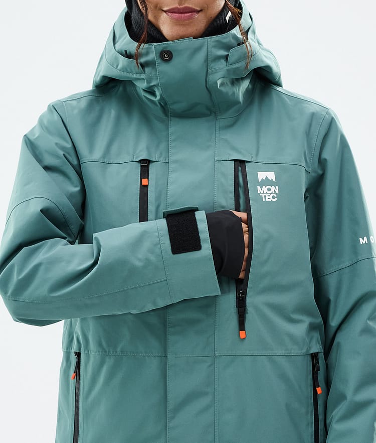 Fawk W Ski Jacket Women Atlantic, Image 9 of 10